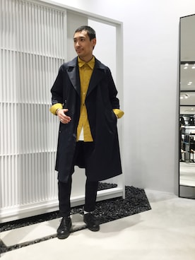 「アイテム（その他シューズ）」を使った、井之元智之さん（メンズ・172cm）の春コーディネート