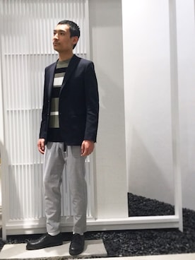 井之元智之さん（メンズ・172cm）の春コーディネート