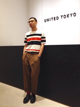 井之元智之さん（メンズ・172cm）の春コーディネート