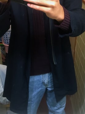 「アイテム（ステンカラーコート）」を使った、yutaさん（メンズ・186cm・10代）の秋コーディネート