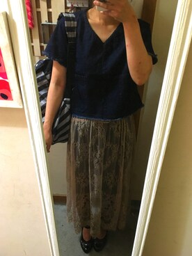 Anri さん（レディース・162cm）の夏コーディネート