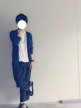 「roshell（ロシェル）のアイテム（アクセサリー）」を使った、ゆーさん（メンズ・168cm）の夏コーディネート