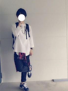 「roshell（ロシェル）のアイテム（アクセサリー）」を使った、ゆーさん（メンズ・168cm）の夏コーディネート