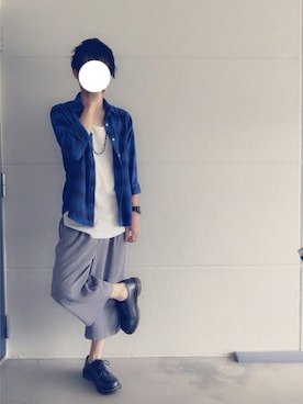 「roshell（ロシェル）のアイテム（アクセサリー）」を使った、ゆーさん（メンズ・168cm）の夏コーディネート