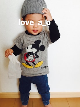 a_oさん（キッズ・80cm）の秋コーディネート