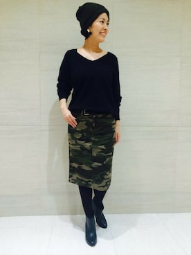 FRAMeWORK博多　saeさん（レディース・153cm）の冬コーディネート