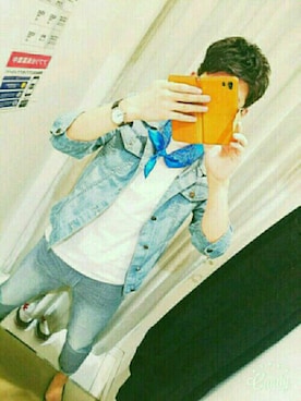 「earth music&ecology（アースミュージックアンドエコロジー）のアイテム」を使った、たくまーん さん（メンズ・173cm）の夏コーディネート