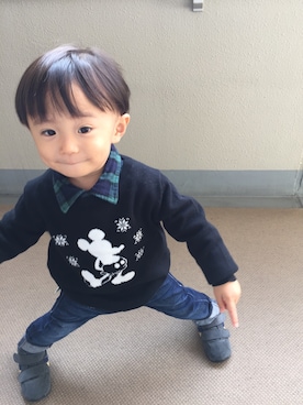 ponta2014さんの（babyGAP | babyGAP）を使ったコーディネート