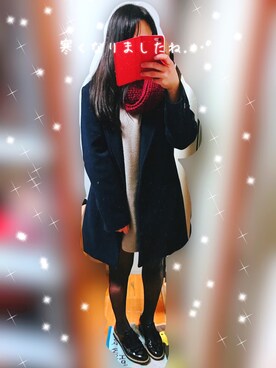 「靴」｜「アイテム（ピーコート）」を使った、〇⃝chan🌼.*さん（レディース・153cm）の秋コーディネート