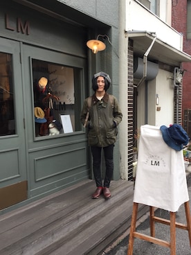 「Barbour（バブアー）のアイテム（その他アウター）」を使った、164164さん（メンズ・169cm）の冬コーディネート