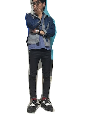 「マーチン」｜「アイテム（ジャケット/アウター）」を使った、164164さん（メンズ・169cm）の秋コーディネート