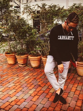 「GUCCI（グッチ）のアイテム（ネックレス、シルバー系）」を使った、ターボさん（メンズ）の冬コーディネート