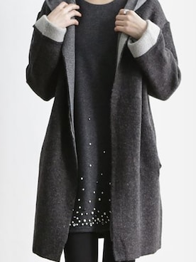 「ロングニット」｜sakikoさん（レディース・165cm）の秋コーディネート