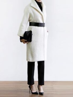 「トレンチ」｜「アイテム（チェスターコート）」を使った、sakikoさん（レディース・166cm）の秋コーディネート