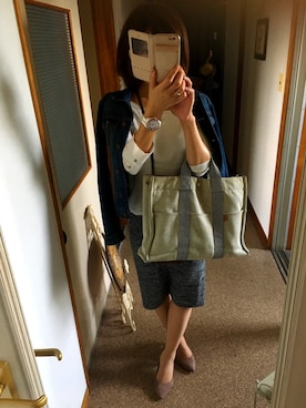 「NET（ネット）のアイテム（パンプス）」を使った、ponさん（レディース・160cm）の秋コーディネート