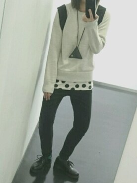 「Dr. Martens（ドクターマーチン）のアイテム（財布/小物）」を使った、aoi!さん（レディース・162cm）の秋コーディネート