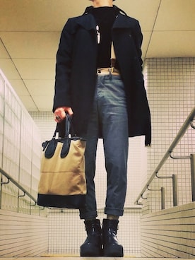 「FENDI（フェンディ）のアイテム（その他アウター）」を使った、Yu－さん（メンズ・165cm）の春コーディネート