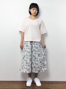 372☺︎さん（レディース・154cm）の春コーディネート