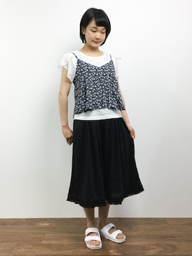 372☺︎さん（レディース・154cm）の夏コーディネート