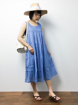 372☺︎さん（レディース・154cm）の夏コーディネート