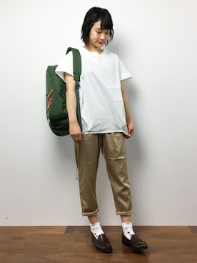 「wdl.（ワームデザインラボ）のアイテム」を使った、372☺︎さん（レディース・154cm）の夏コーディネート