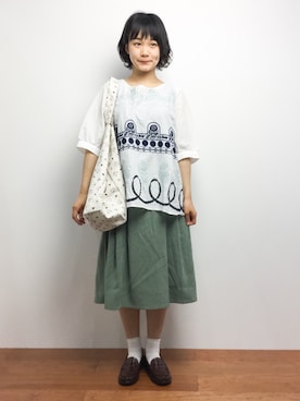 「フェリシモキッズ（フェリシモキッズ）のアイテム」を使った、372☺︎さん（レディース・154cm）の夏コーディネート