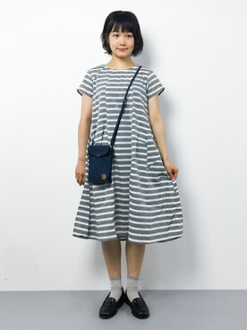 「chapter world（チャプターワールド）のアイテム（バッグ）」を使った、372☺︎さん（レディース・154cm）の夏コーディネート