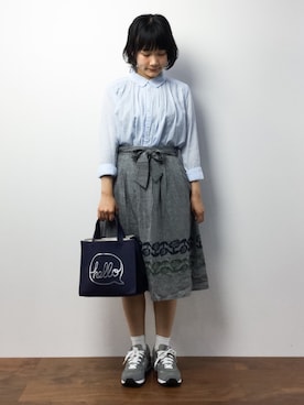 「Lulud（ルルド）のアイテム」を使った、372☺︎さん（レディース・154cm）の夏コーディネート