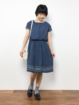 「Te chichi（テチチ）のアイテム（ワンピース/ドレス）」を使った、372☺︎さん（レディース・154cm）の夏コーディネート