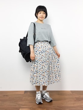 「Te chichi TERRASSE（テチチテラス）のアイテム（パンツ）」を使った、372☺︎さん（レディース・154cm）の夏コーディネート