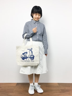 「common.（コモン）のアイテム」を使った、372☺︎さん（レディース・154cm）の秋コーディネート