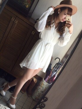 「GRL（グレイル）のアイテム（パンプス）」を使った、やんす。さん（レディース・158cm・20代）の春コーディネート