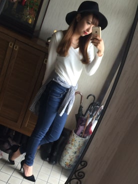 「GRL（グレイル）のアイテム（パンプス）」を使った、やんす。さん（レディース・158cm・20代）の春コーディネート