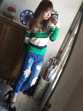 「GRL（グレイル）のアイテム（パンプス）」を使った、やんす。さん（レディース・158cm・20代）の春コーディネート
