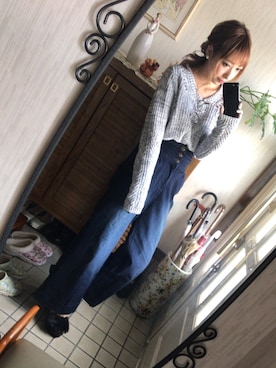 「Dosch（ドスチ）のアイテム（パンツ）」を使った、やんす。さん（レディース・158cm）の秋コーディネート