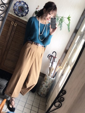 「GRL（グレイル）のアイテム（パンプス）」を使った、やんす。さん（レディース・158cm・20代）の秋コーディネート