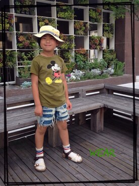 ◡̈*✧Rikky◡̈⃝☆*゚さん(キッズ・127cm)の夏コーディネート