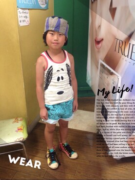 ◡̈*✧Rikky◡̈⃝☆*゚さん(キッズ・127cm)の夏コーディネート