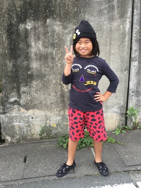 ◡̈*✧Rikky◡̈⃝☆*ﾟさん（キッズ・135cm）の秋コーディネート