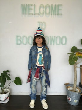 ◡̈*✧Rikky◡̈⃝☆*ﾟさん（キッズ・135cm）の秋コーディネート