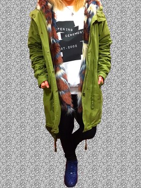 KAWI JAMELEのモッズコートを使った人気ファッションコーディネート - WEAR