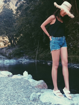 「ハットコーデ」｜Mio Katoさん（レディース・164cm）の春コーディネート