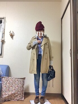 masunさん（レディース・153cm）の冬コーディネート