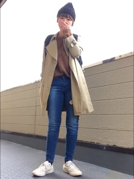 masunさん（レディース・153cm）の冬コーディネート