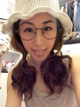 「MONKI（モンキ）のアイテム（ベスト）」を使った、littlem_mtさん（レディース・153cm）の夏コーディネート