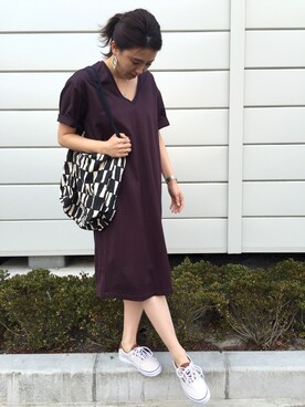 「UTILITY Canvas（ユーティリティキャンバス）のアイテム」を使った、Masumi Yamadaさん（レディース・164cm）の春コーディネート
