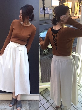 Masumi Yamadaさん(レディース・164cm)の春コーディネート