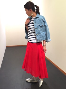 「フレンチカジュアル」｜Masumi Yamadaさん（レディース・164cm）の春コーディネート