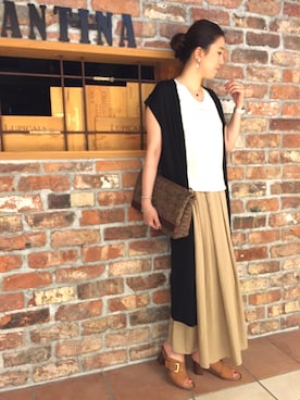 Masumi Yamadaさん（レディース・164cm）の夏コーディネート