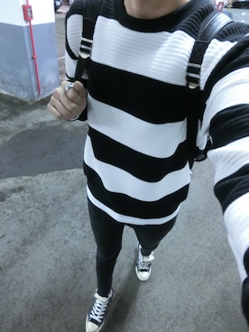「ink（インク）のアイテム」を使った、easonさん（キッズ・170cm）の秋コーディネート